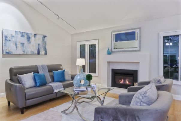 Fireplace, Interior, Living room, Wood Texture Flooring