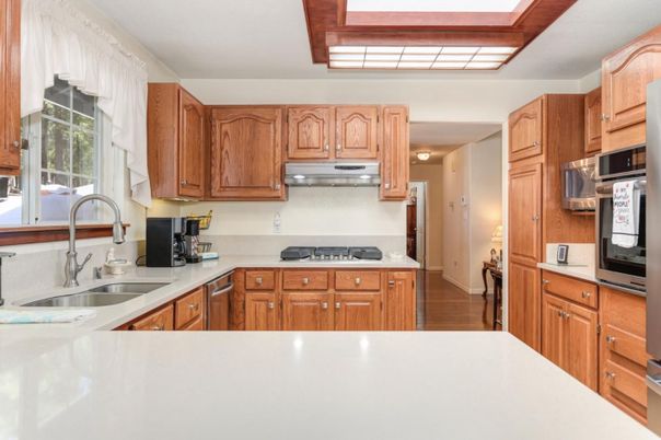 Interior, Kitchen, Wood Texture Flooring