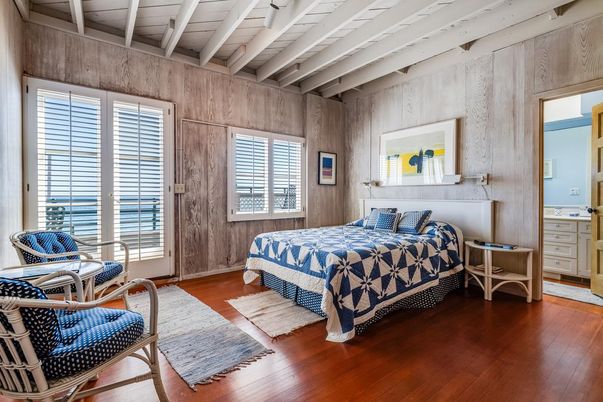 Bedroom, Interior, Wood Texture Flooring, Wooden Walls