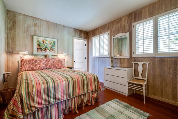 Bedroom, Interior, Wood Texture Flooring, Wooden Walls