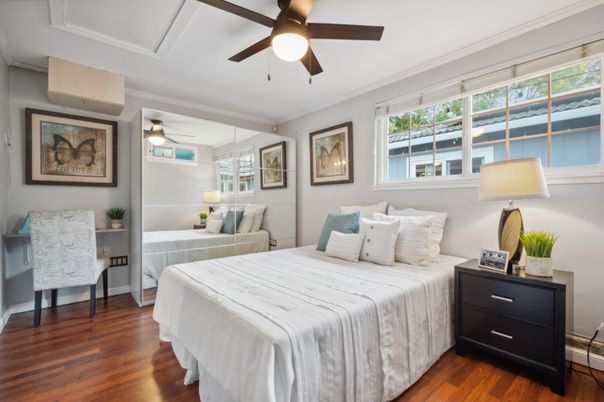 Bedroom, Interior, Wood Texture Flooring