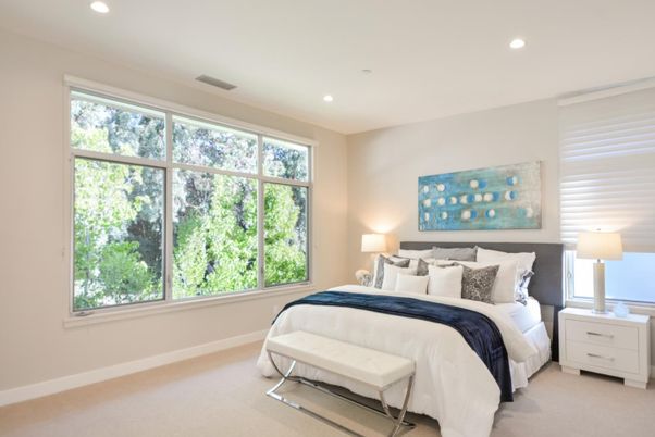 Bedroom, Interior, Recessed Lighting
