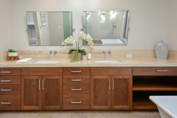 Bathroom, Dual Sink Vanities, Interior