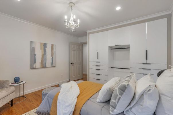 Chandelier, Interior, Recessed Lighting, Walk-in Closets, Wood Texture Flooring
