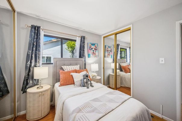 Bedroom, Interior, Wood Texture Flooring