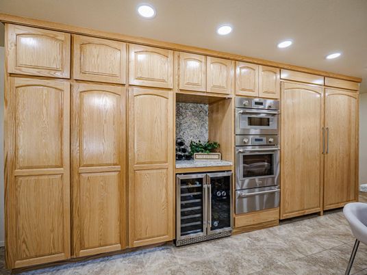 Interior, Kitchen, Recessed Lighting, Stainless Steel Appliances