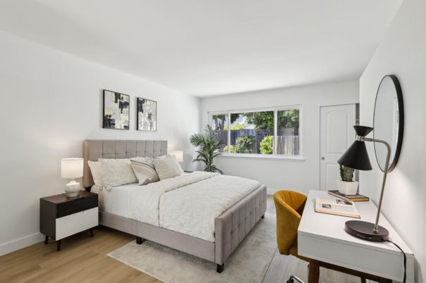 Bedroom, Interior, Wood Texture Flooring