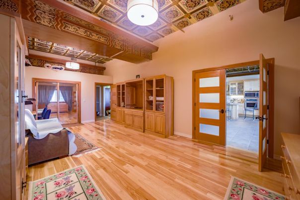 Interior, Kitchen, Wood Texture Flooring