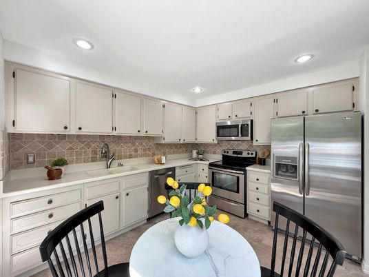Interior, Kitchen, Recessed Lighting, Stainless Steel Appliances