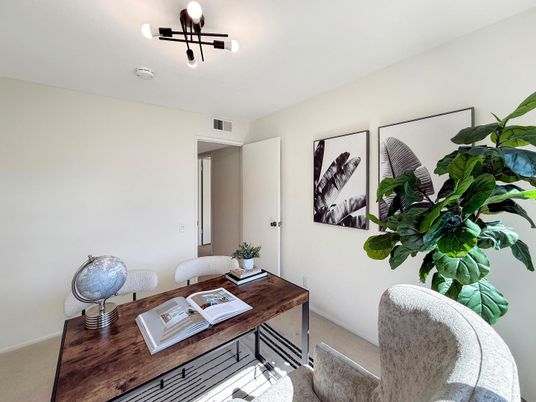 Home Office, Interior, Pendant Lights