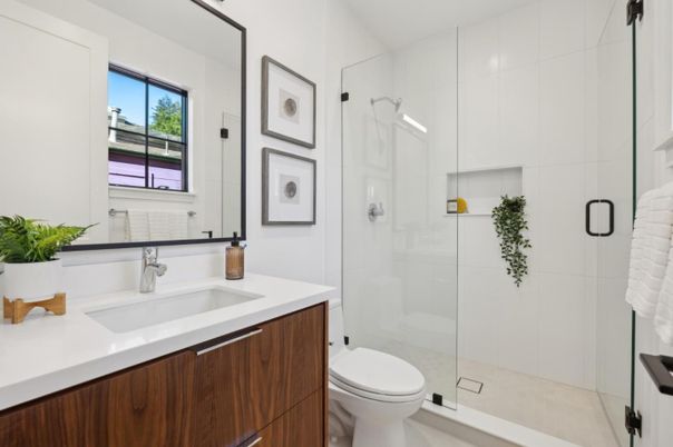 Bathroom, Glass Shower, Interior