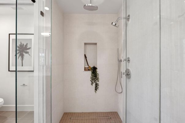 Bathroom, Glass Shower, Interior