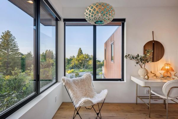 Home Office, Interior, Wood Texture Flooring