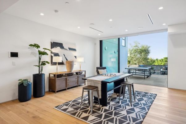 Interior, Recessed Lighting, Wood Texture Flooring