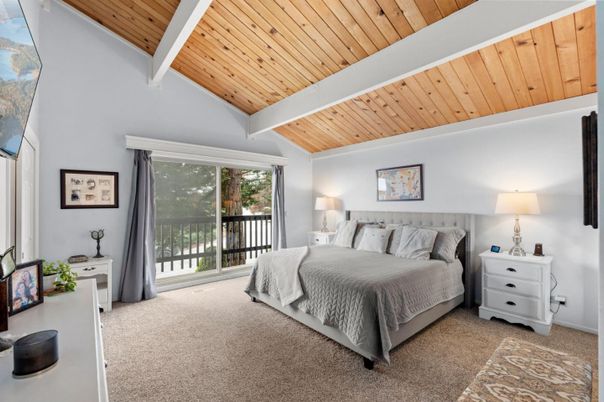 Bedroom, Interior, Wooden Ceilings