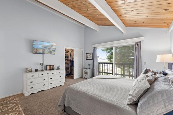 Bedroom, Interior, Wooden Ceilings