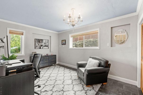 Chandelier, Home Office, Interior