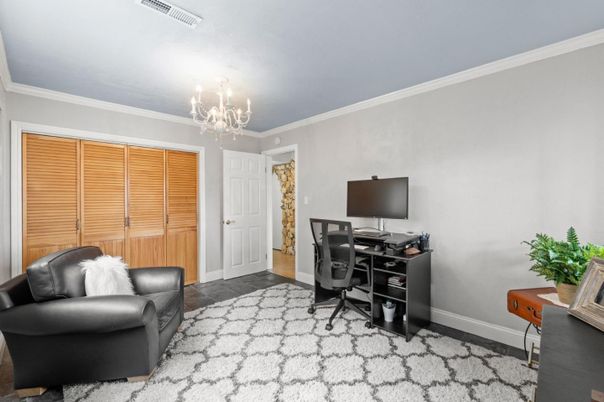 Chandelier, Home Office, Interior