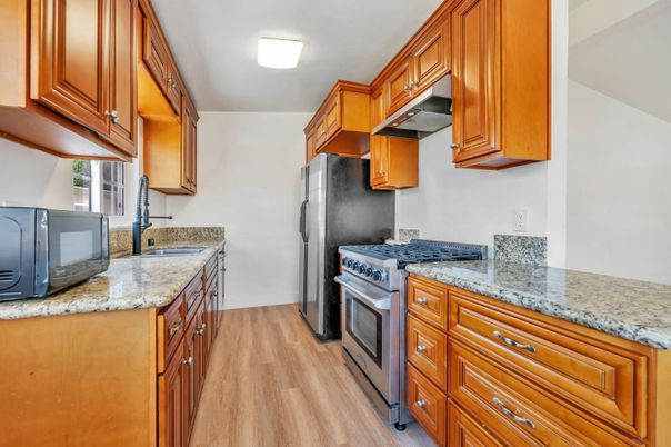 Interior, Kitchen, Wood Texture Flooring