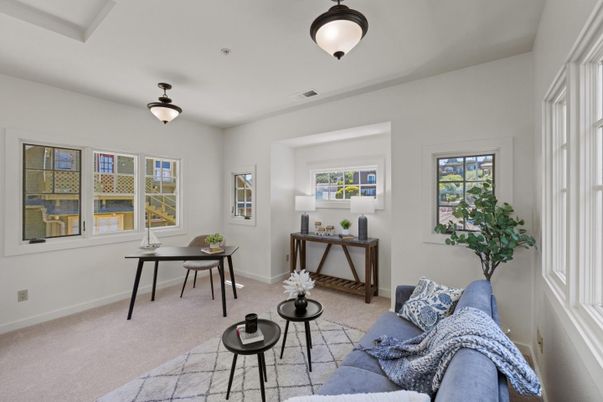 Home Office, Interior, Living room