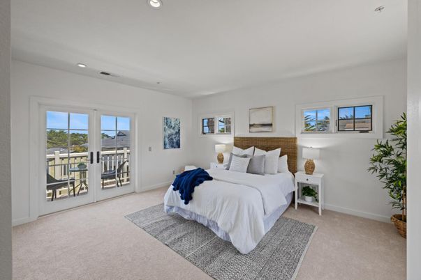 Bedroom, Interior, Recessed Lighting