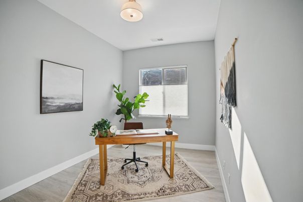 Home Office, Interior, Wood Texture Flooring
