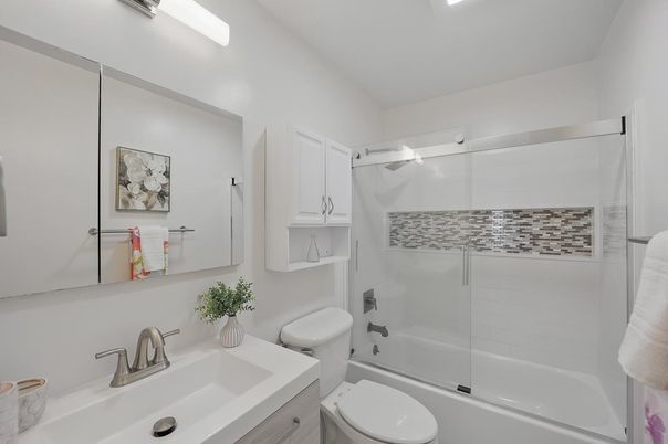 Bathroom, Glass Shower, Interior