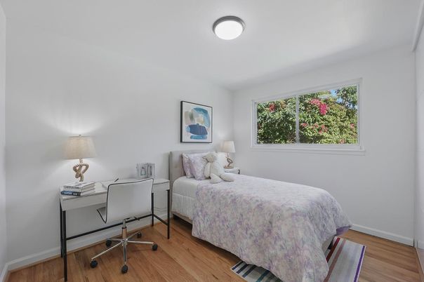 Bedroom, Home Office, Interior, Wood Texture Flooring