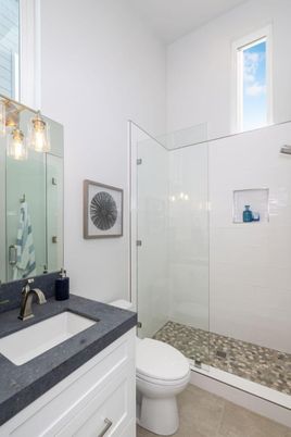 Bathroom, Glass Shower, Interior