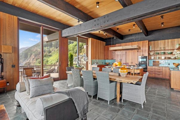 Dining room, Interior, Kitchen, Wooden Beams, Wooden Ceilings
