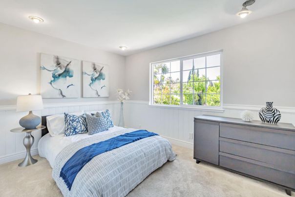 Bedroom, Interior, Recessed Lighting