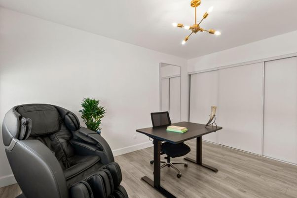 Home Office, Interior, Wood Texture Flooring