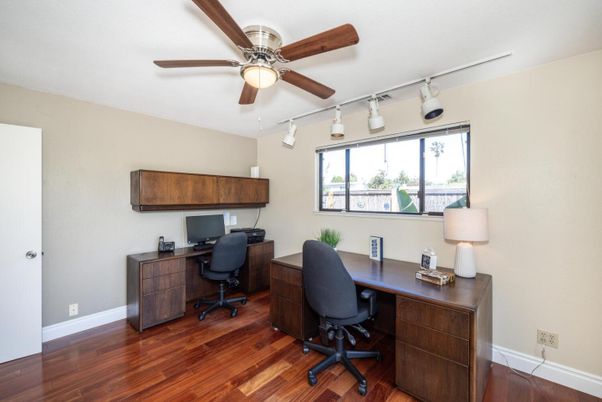 Home Office, Interior, Wood Texture Flooring