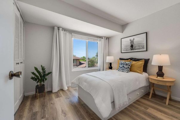 Bedroom, Interior, Wood Texture Flooring