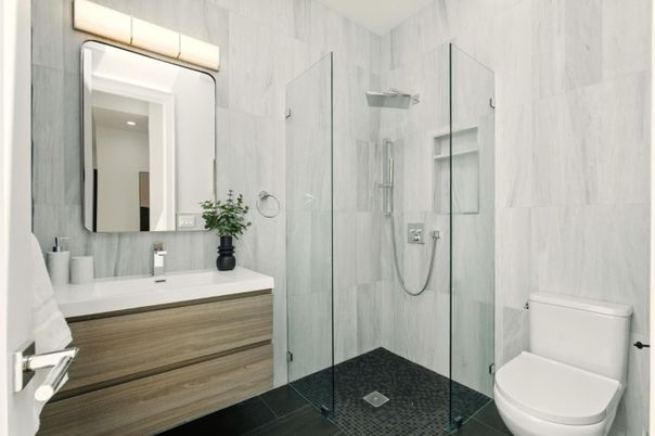 Bathroom, Glass Shower, Interior