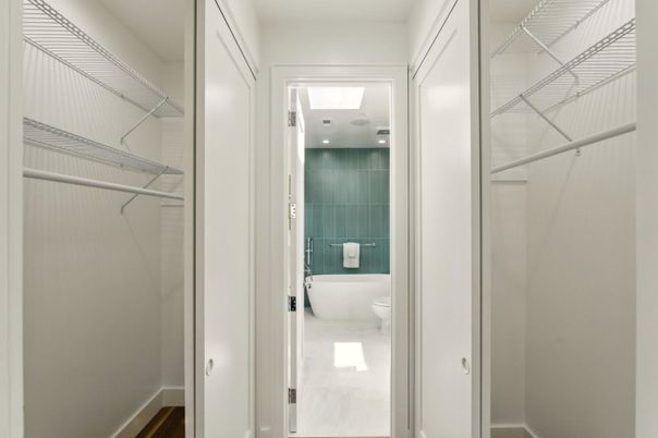 Bathroom, Interior, Marble, Recessed Lighting