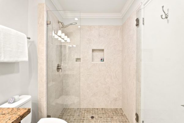 Bathroom, Glass Shower, Interior