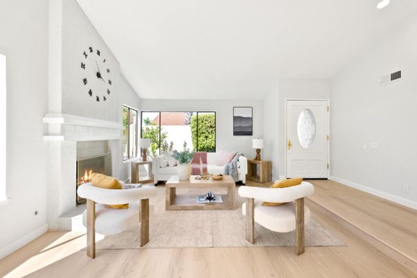 Fireplace, Interior, Living room, Wood Texture Flooring