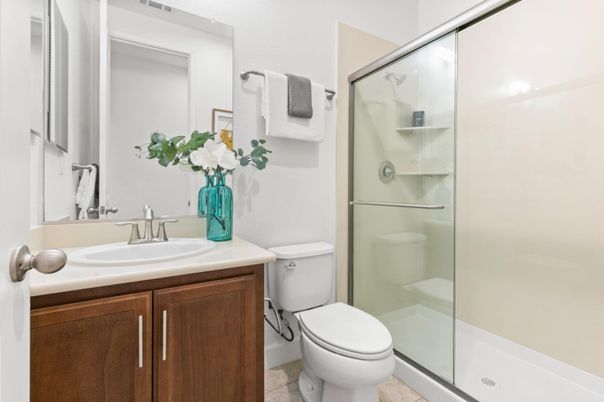 Bathroom, Glass Shower, Interior