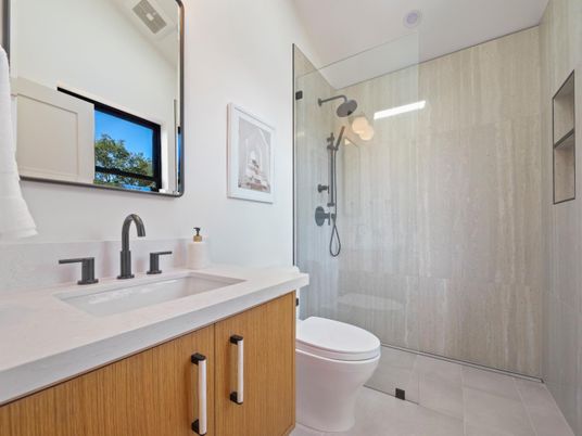 Bathroom, Glass Shower, Interior