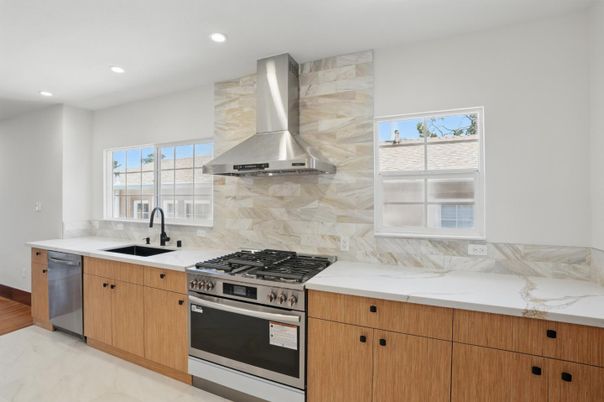 Interior, Kitchen, Recessed Lighting, Stainless Steel Appliances
