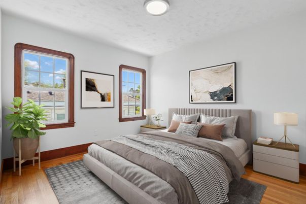 Bedroom, Interior, Wood Texture Flooring