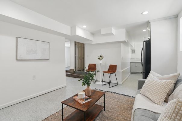 Interior, Living room, Recessed Lighting