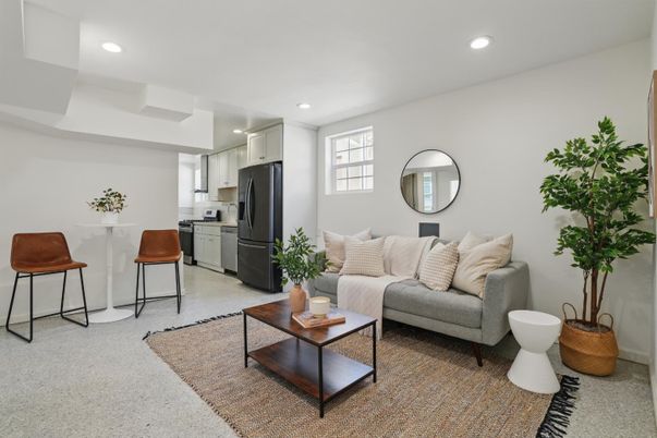 Interior, Kitchen, Living room, Recessed Lighting, Stainless Steel Appliances