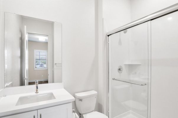 Bathroom, Glass Shower, Interior
