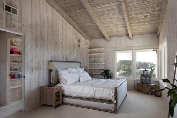 Bedroom, Interior, Wooden Beams, Wooden Ceilings, Wooden Walls