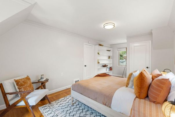 Bedroom, Interior, Wood Texture Flooring