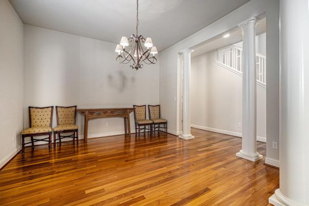 Chandelier, Interior, Recessed Lighting, Wood Texture Flooring