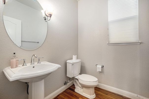 Bathroom, Interior, Wood Texture Flooring