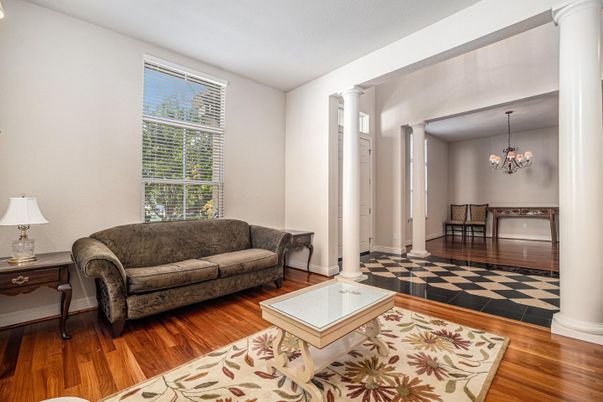 Chandelier, Interior, Living room, Wood Texture Flooring